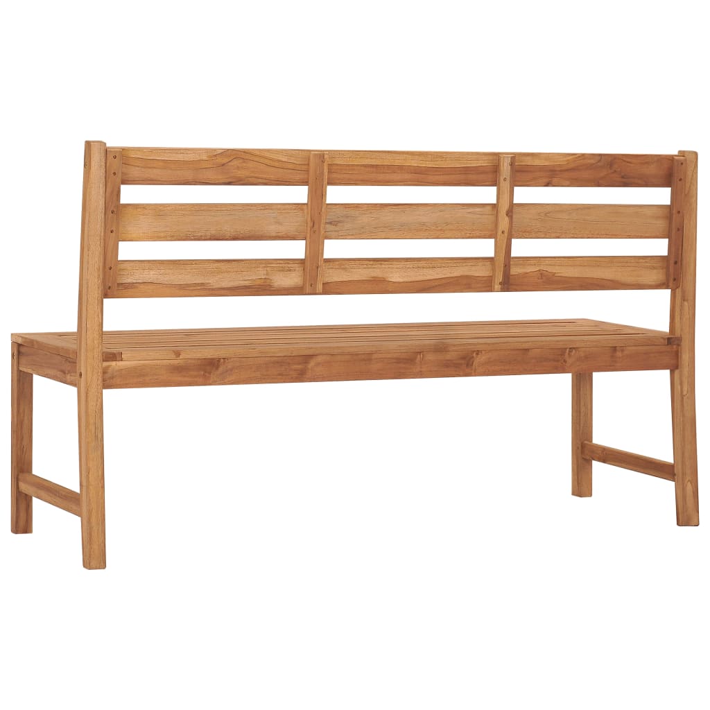 Banc de jardin 150 cm Bois de teck solide