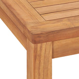 Table à dîner de jardin 140x80x77 cm Bois de teck solide