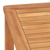 Table à dîner de jardin 140x80x77 cm Bois de teck solide