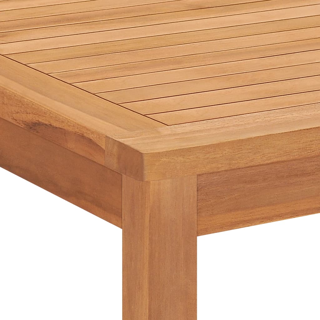 Table à dîner de jardin 160x80x77 cm Bois de teck solide