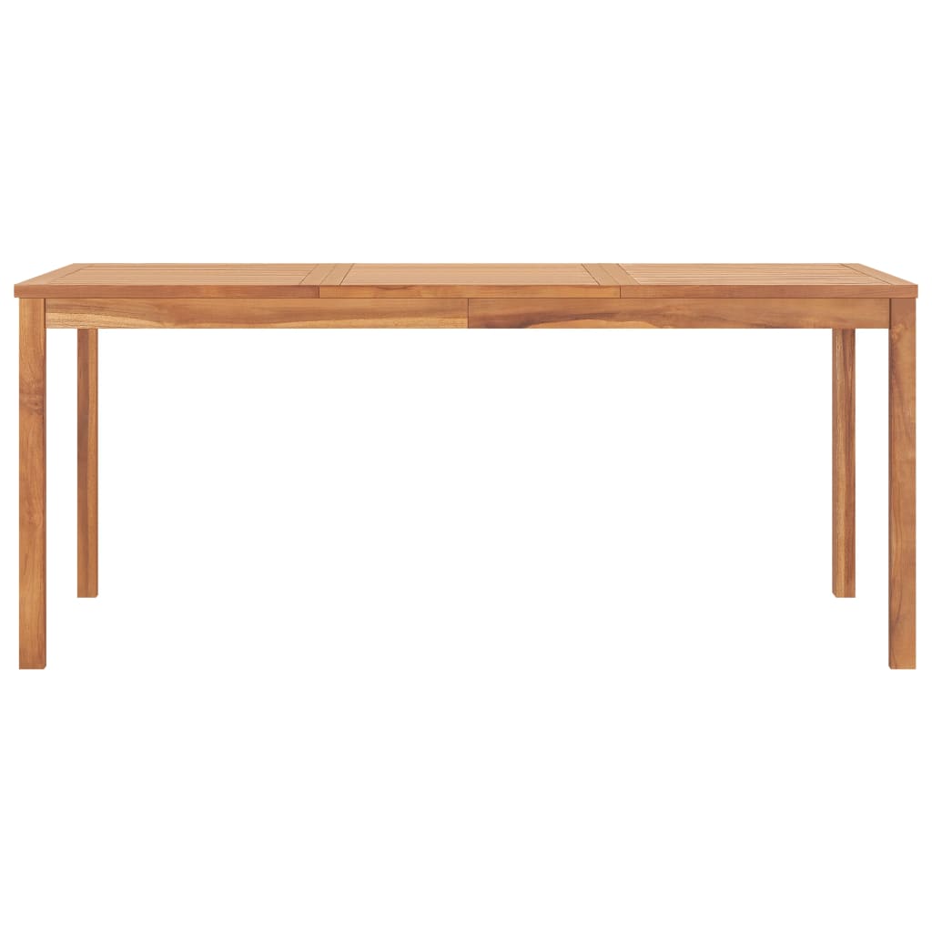 Table à dîner de jardin 180x90x77 cm Bois de teck solide