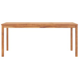 Table à dîner de jardin 180x90x77 cm Bois de teck solide