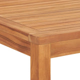 Table à dîner de jardin 180x90x77 cm Bois de teck solide