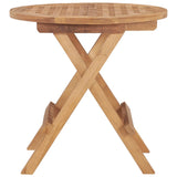 Table pliable de jardin 50x50x50 cm Bois de teck solide