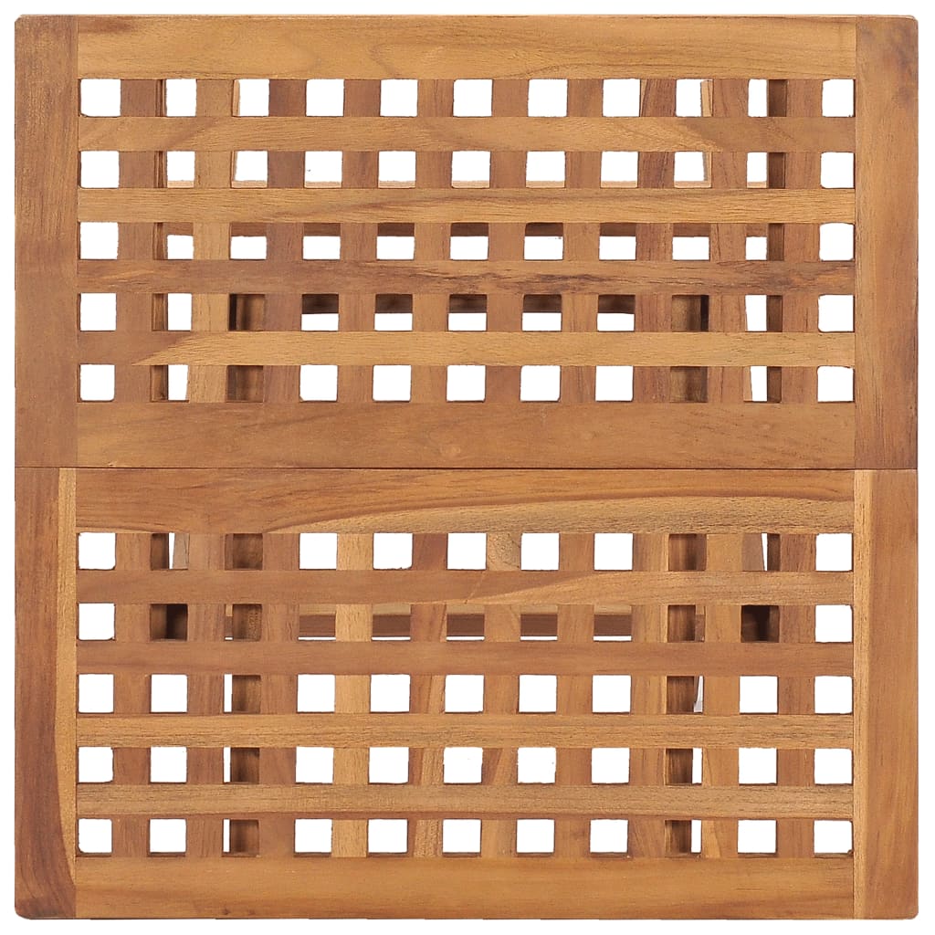 Table pliable de jardin 50x50x50 cm Bois de teck solide