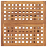 Table pliable de jardin 50x50x50 cm Bois de teck solide