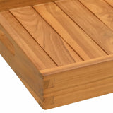 Plateau de service 60x35 cm Bois de teck massif