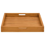 Plateau de service 50x50 cm Bois de teck massif