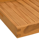 Plateau de service 50x50 cm Bois de teck massif