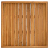 Plateau de service 60x60 cm Bois de teck massif