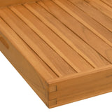 Plateau de service 60x60 cm Bois de teck massif