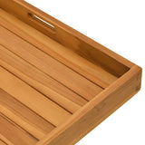 Plateau de service 60x60 cm Bois de teck massif