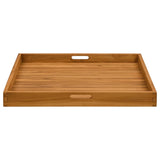 Plateau de service 70x70 cm Bois de teck massif