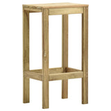 Garden bar stools set of 2 Impregnated pine wood