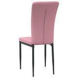 Chaises à manger lot de 2 Rose Velours