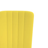 Chaises à manger lot de 4 Jaune moutarde Velours