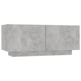 Meuble TV Gris béton 100x35x40 cm Bois d'ingénierie