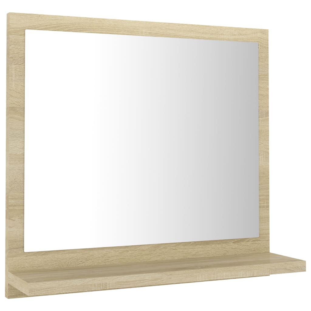 Miroir salle de bain chêne sonoma 40x10,5x37cm Bois ingénierie