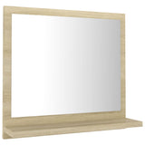 Miroir salle de bain chêne sonoma 40x10,5x37cm Bois ingénierie