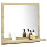 Miroir salle de bain chêne sonoma 40x10,5x37cm Bois ingénierie