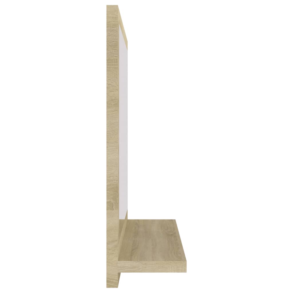 Miroir salle de bain chêne sonoma 40x10,5x37cm Bois ingénierie