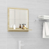 Miroir salle de bain chêne sonoma 40x10,5x37cm Bois ingénierie