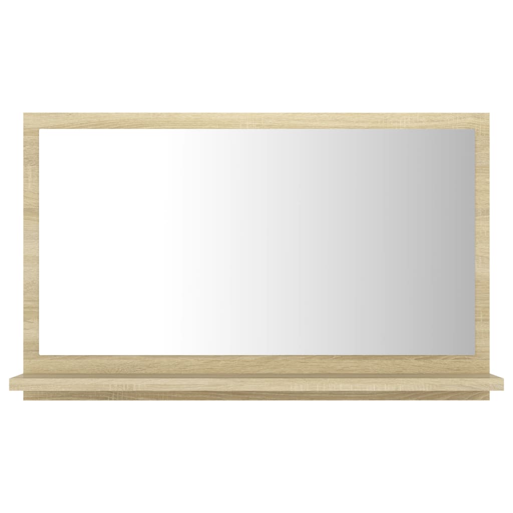 Miroir salle de bain Chêne sonoma 60x10,5x37 cm Bois ingénierie