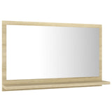 Miroir salle de bain Chêne sonoma 60x10,5x37 cm Bois ingénierie