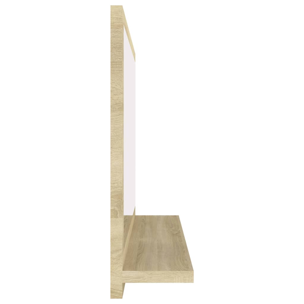 Miroir salle de bain Chêne sonoma 60x10,5x37 cm Bois ingénierie