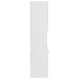 Bathroom cabinet White 30x30x130 cm Engineered wood