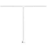 White awning pole set 300x245 cm iron