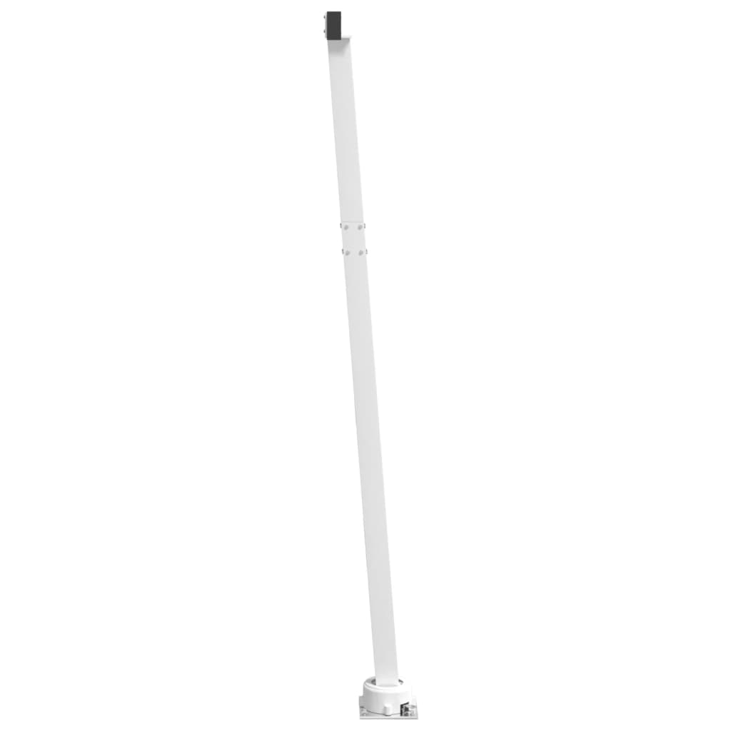 White awning pole set 300x245 cm iron