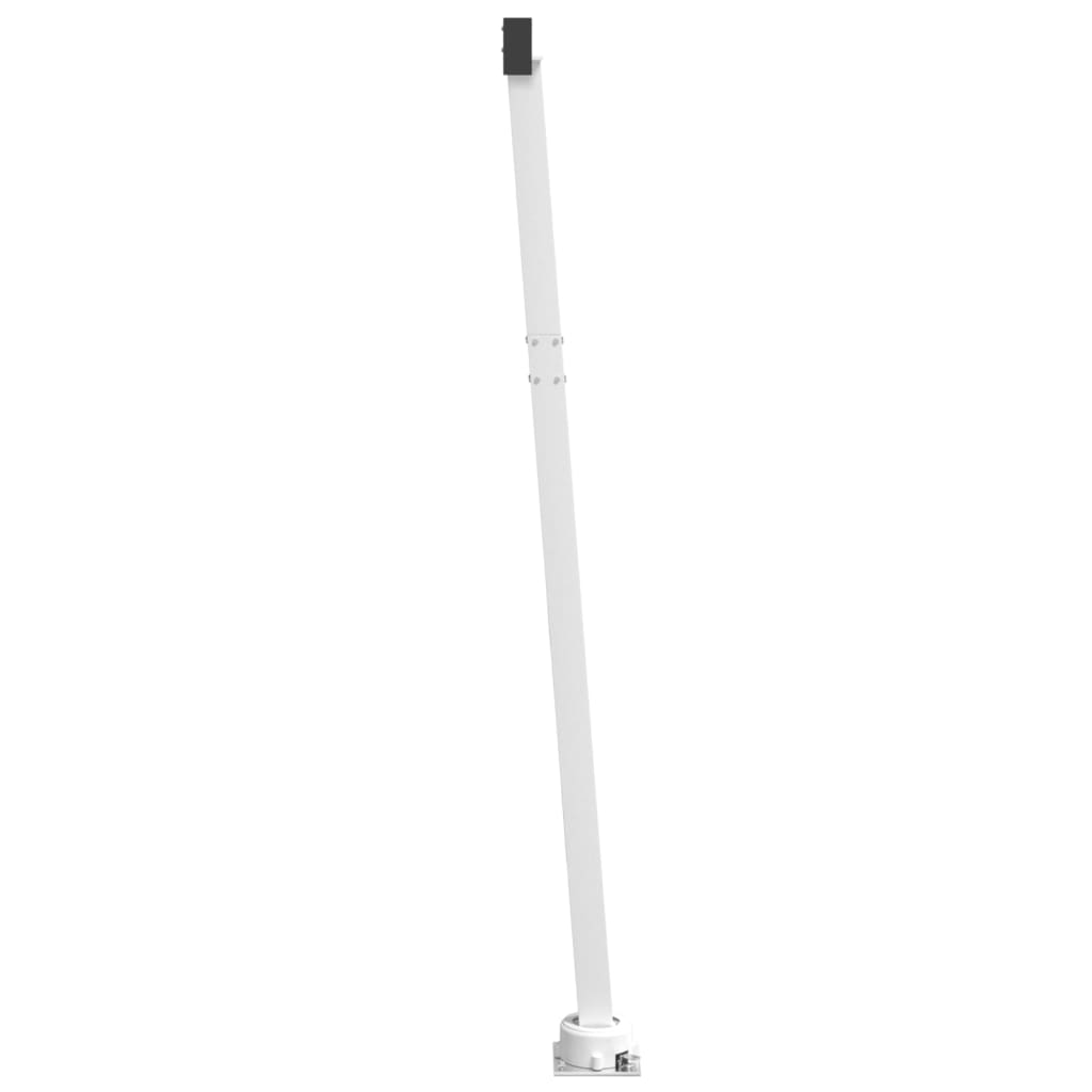 White awning pole set 600x245 cm iron