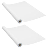 Films autoadhésifs pour meubles 2 pcs Blanc 500x90 cm PVC