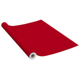 Selbstklebende Möbelfolien 2 Stück Rot 500x90 cm PVC