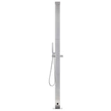 Douche de jardin 220 cm Acier inoxydable