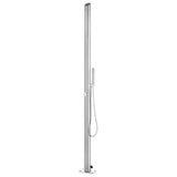 Douche de jardin 220 cm Acier inoxydable