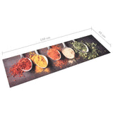 Tapis de cuisine lavable Cuillères 45x150 cm