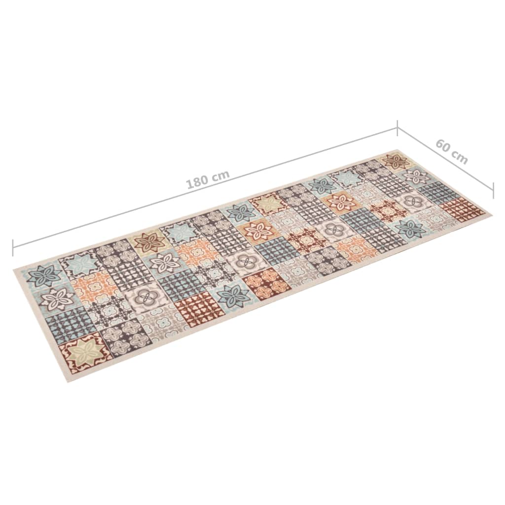 Tapis de cuisine lavable Couleur mosaïque 60x180 cm