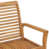 Banc de jardin avec coussin vert vif 112 cm Bois de teck massif