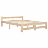 Cadre de lit de palette sans matelas 180x200 cm bois massif pin