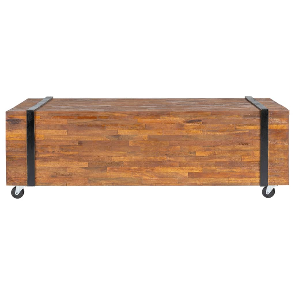 Table basse 110x45x38 cm bois de teck solide