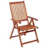 Chaises pliables de jardin lot de 4 Bois d'acacia solide