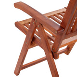 Chaises pliables de jardin lot de 6 Bois d'acacia solide