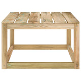 Tables palette de jardin 2pcs 60x60x36,5cm Bois de pin imprégné