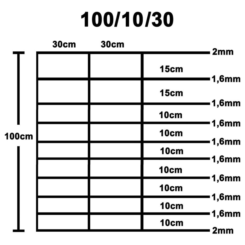 Clôture de jardin Acier galvanisé Argenté 50x1 m