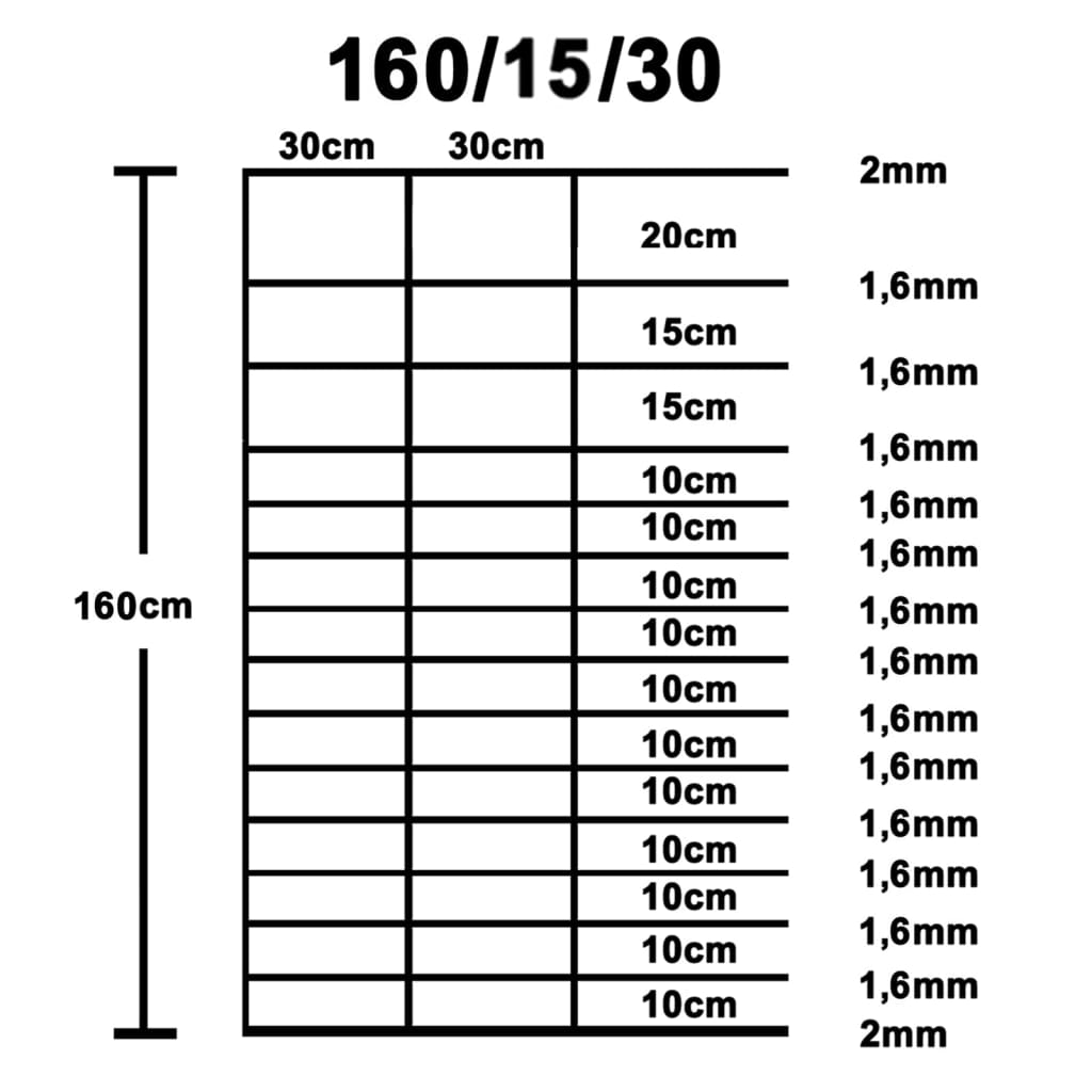 Garden fence Galvanized steel 50x1.6 m Silver