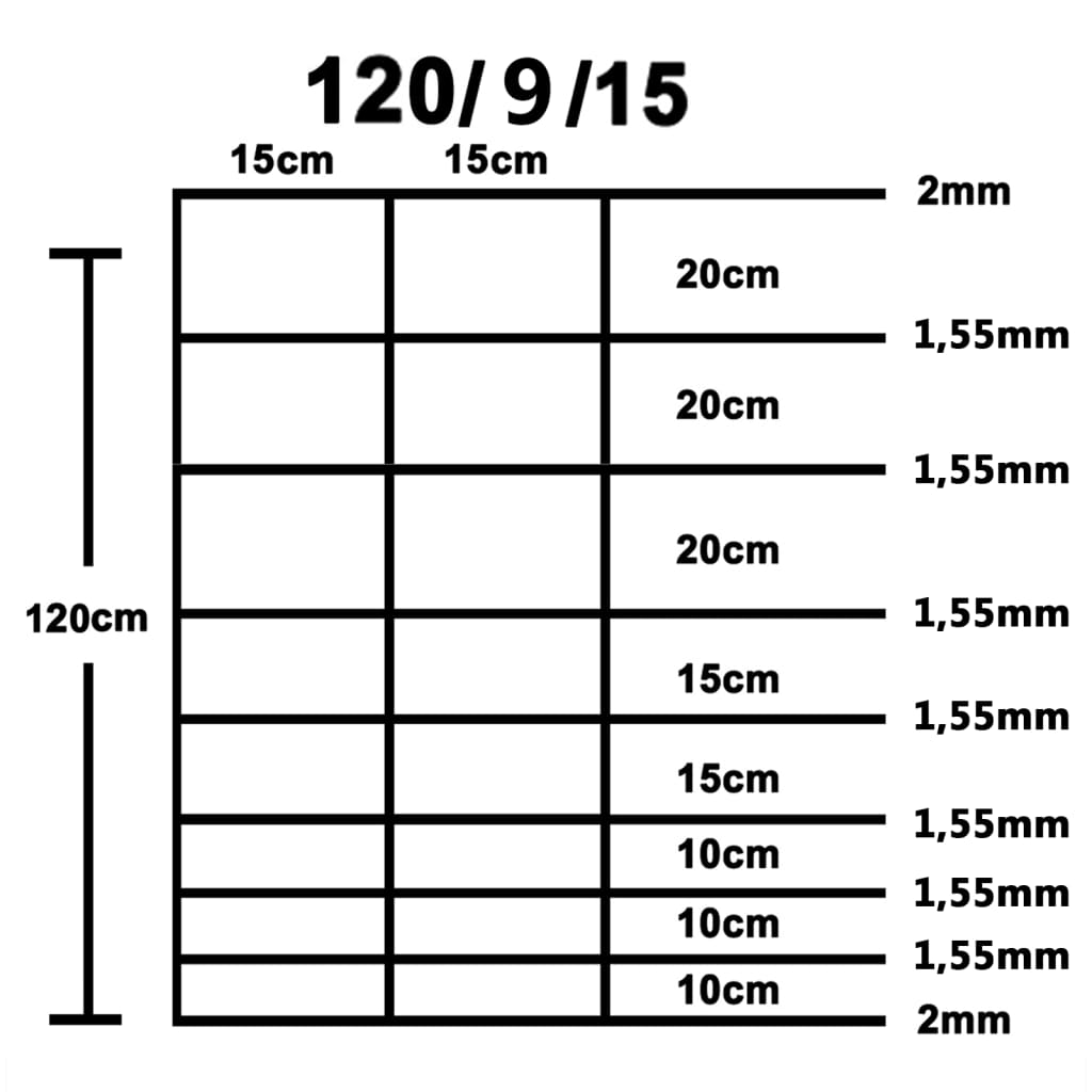 Clôture de jardin Acier galvanisé 50x1,2 m Argenté