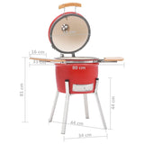 Kamado Ceramic Smoker Barbecue 81 cm