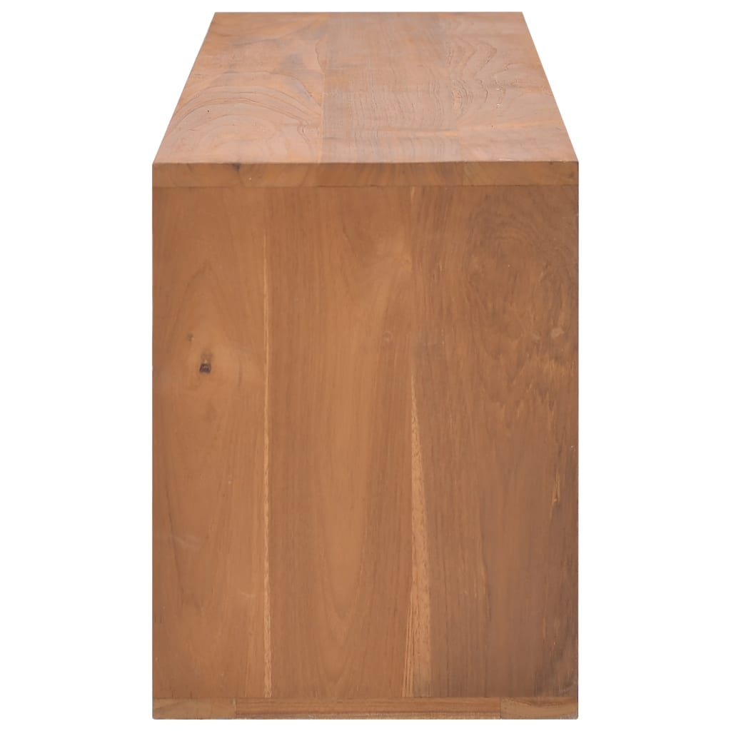 Meuble TV 110x30x40 cm Bois de teck massif